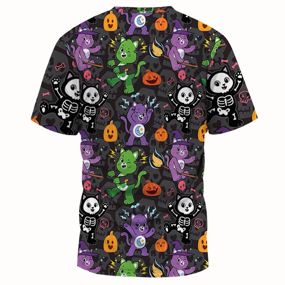 Cute Halloween Cartoon Cats - - 2