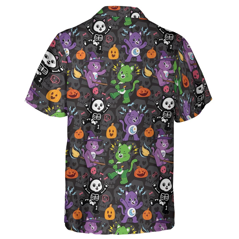 Cute Halloween Cartoon Cats - - 2