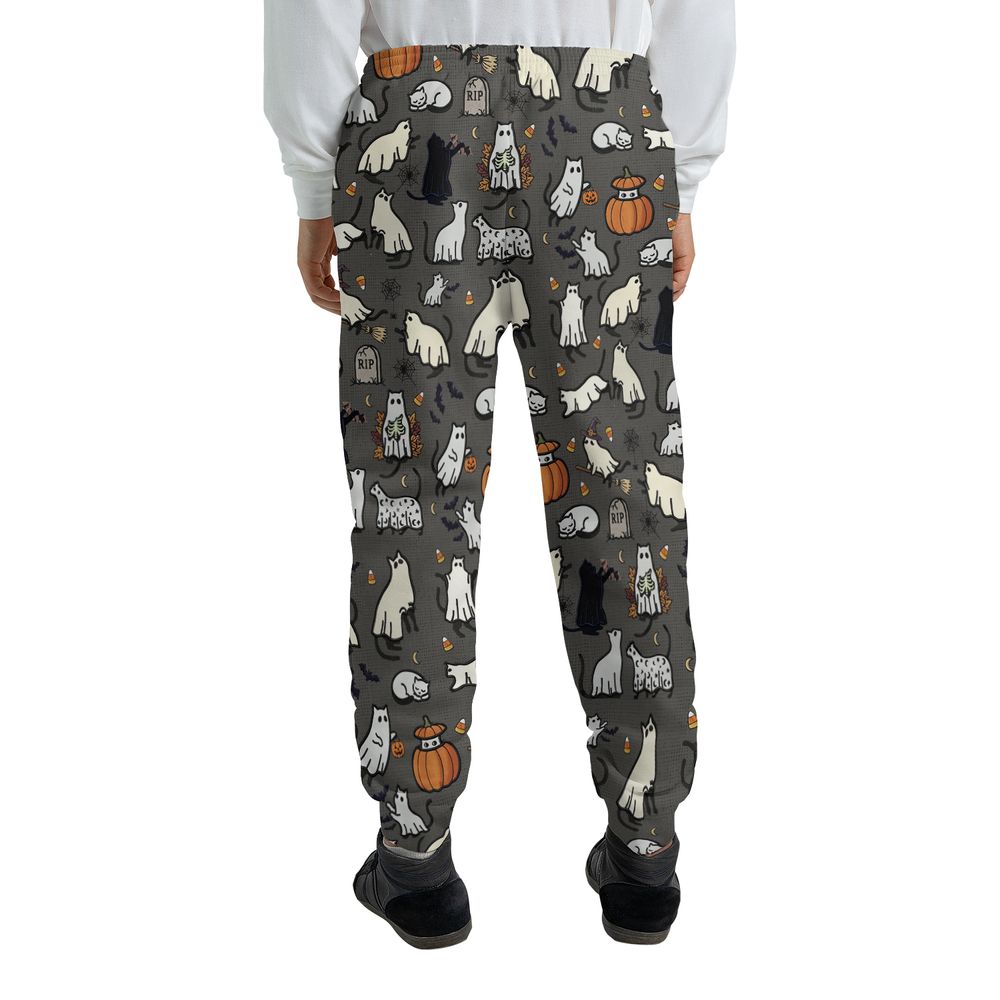 Cat Ghost Sweatpants - - 2