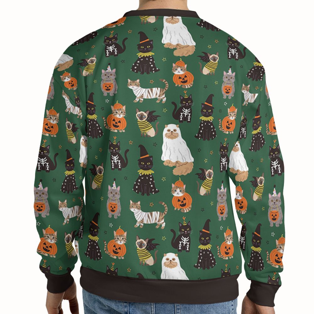 Spooky Cute Halloween Cats & Ghosts - - 2