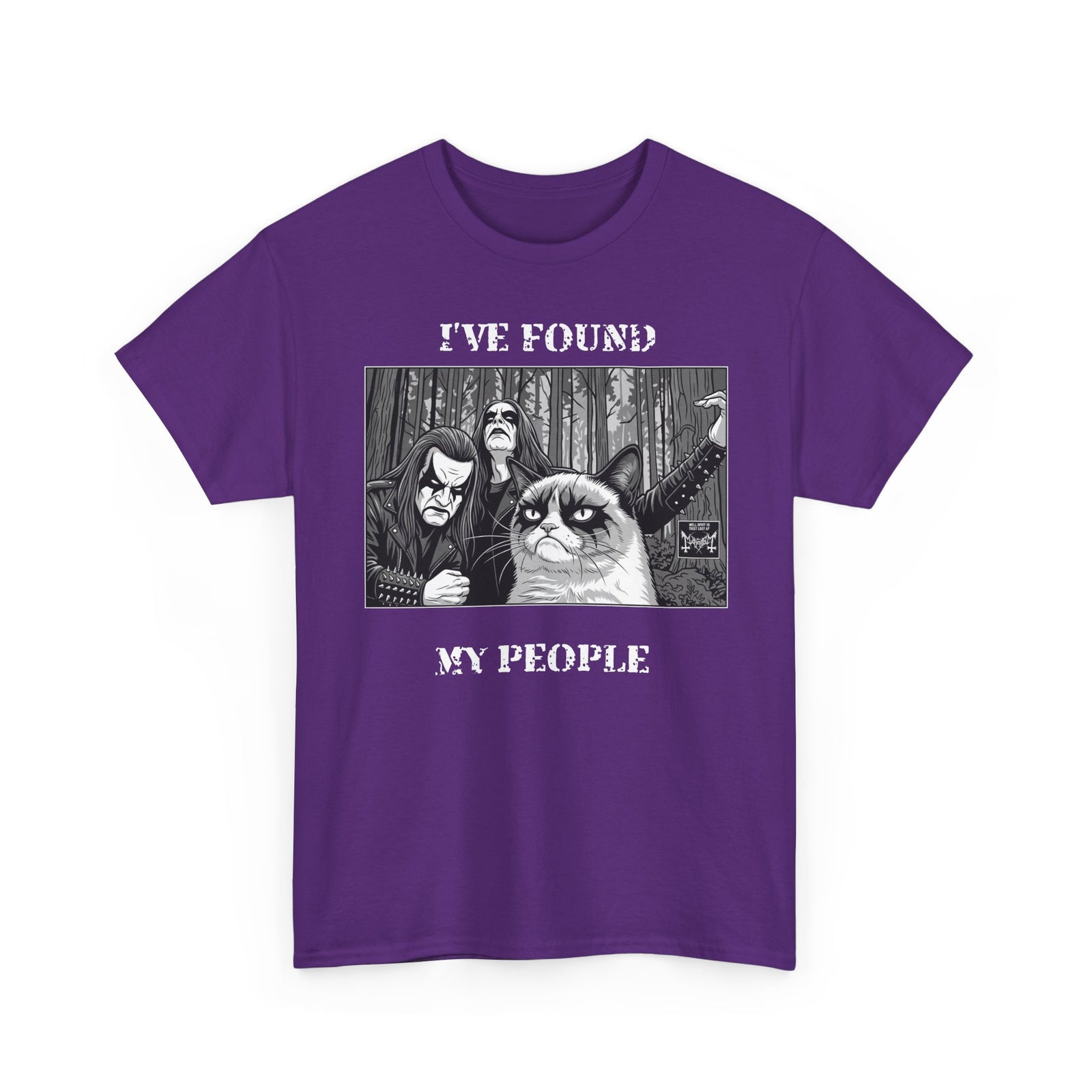 I've Found My People T-Shirt Cat Goth Humor Tee