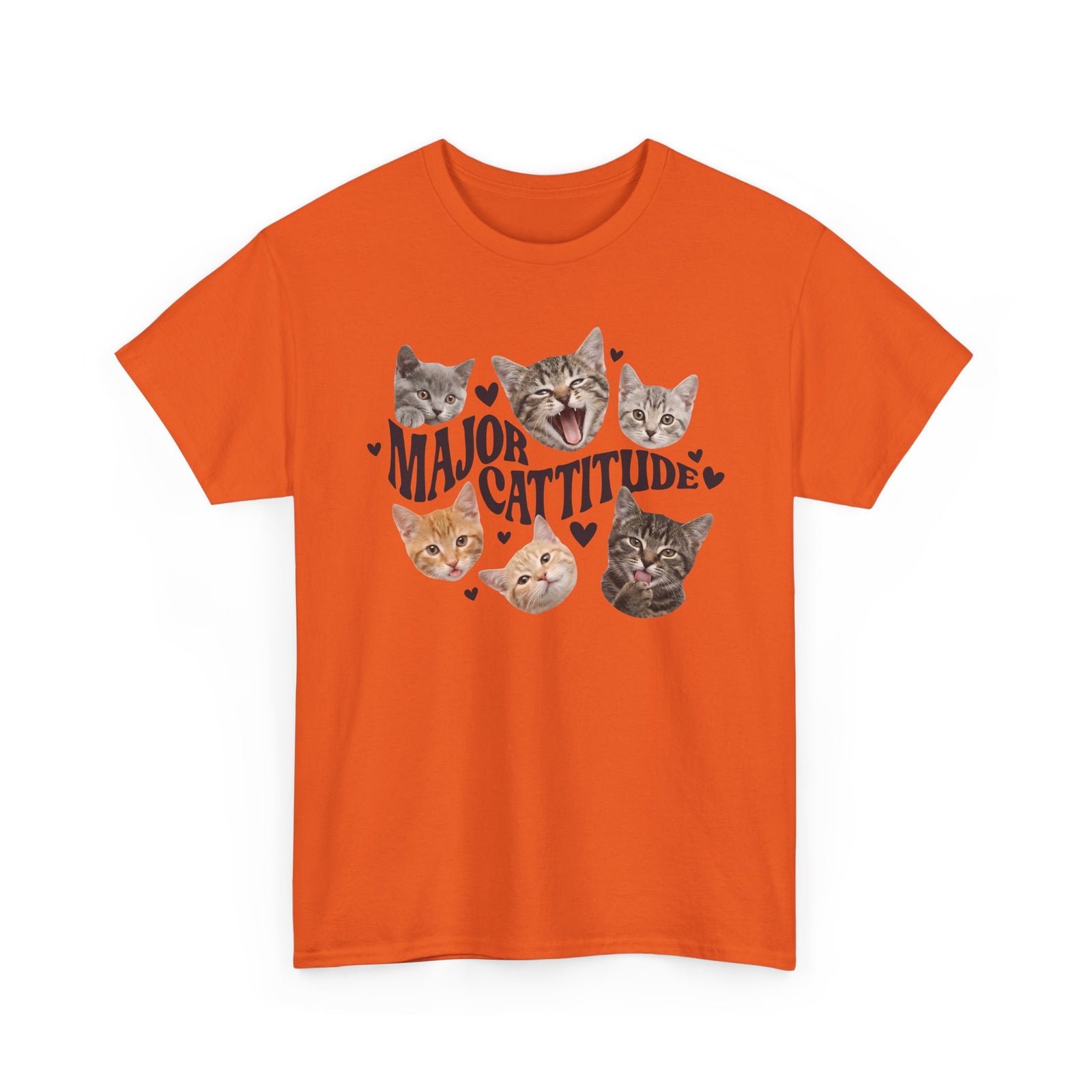 Major Cattitude T-Shirt Funny Cat Attitude Tee