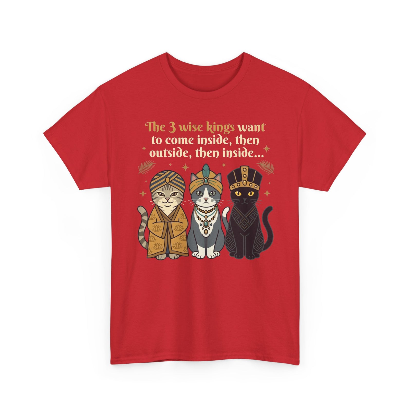 Cat Three Wise Kings Tee — "The 3 Wise Kings" Nativity Cat Christmas Shirt