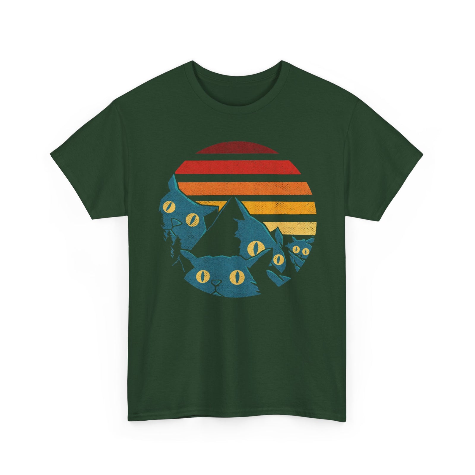 Meowtains Cat Graphic T-Shirt