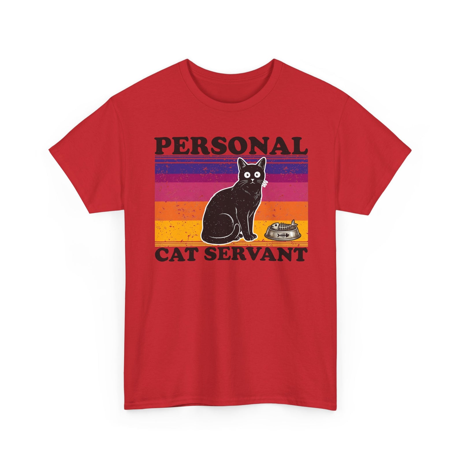 Personal Cat Servant T-Shirt — Funny Cat Lover Tee