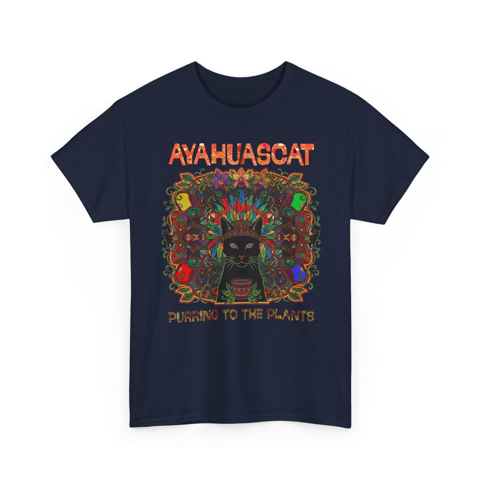 Ayahuascat T-Shirt — Psychedelic Cat Tee