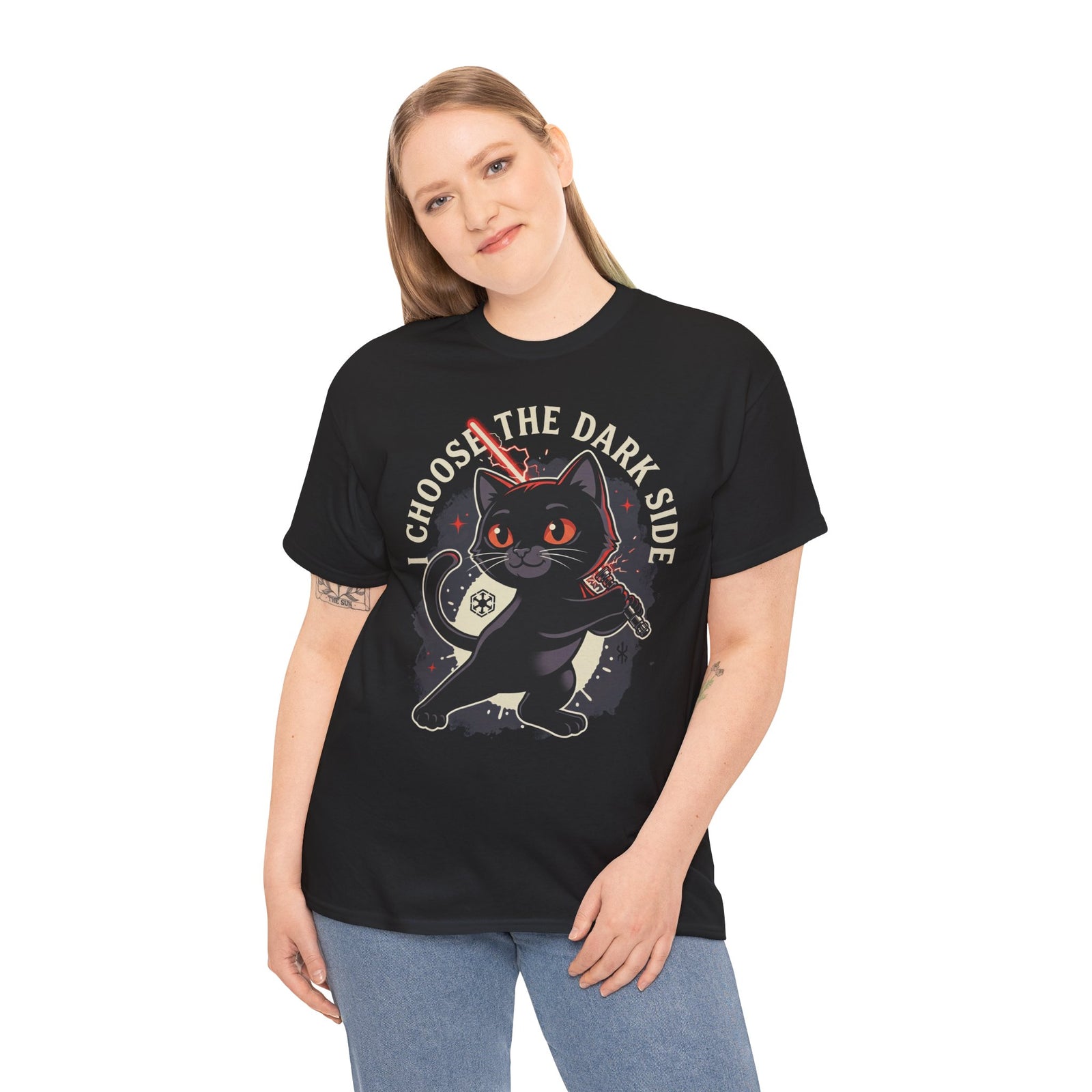 I Choose the Dark Side Black Cat T-Shirt