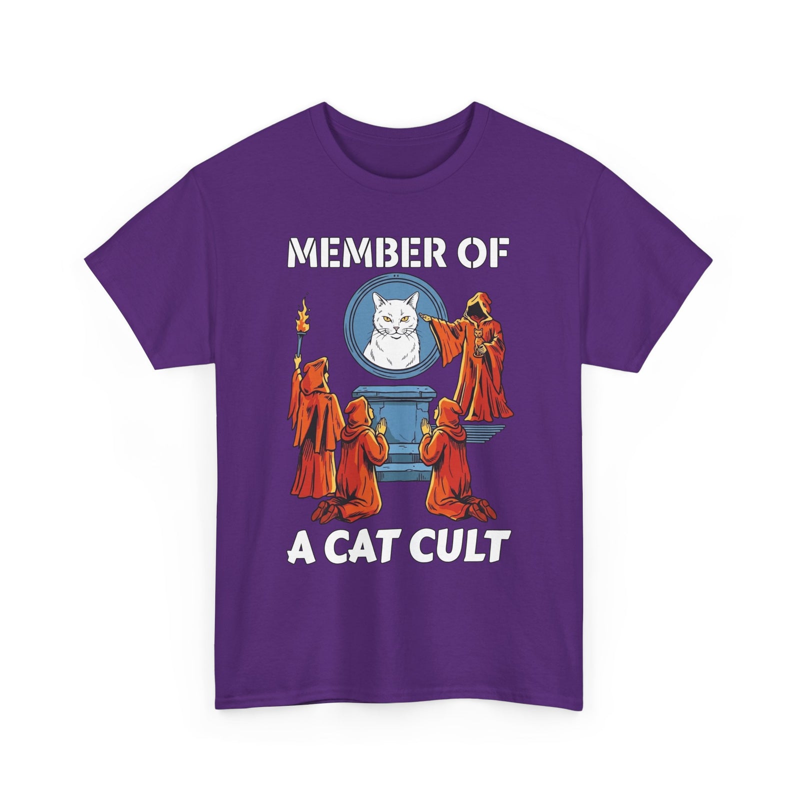 Member of a Cat Cult T-Shirt — Funny Cat Lover Tee