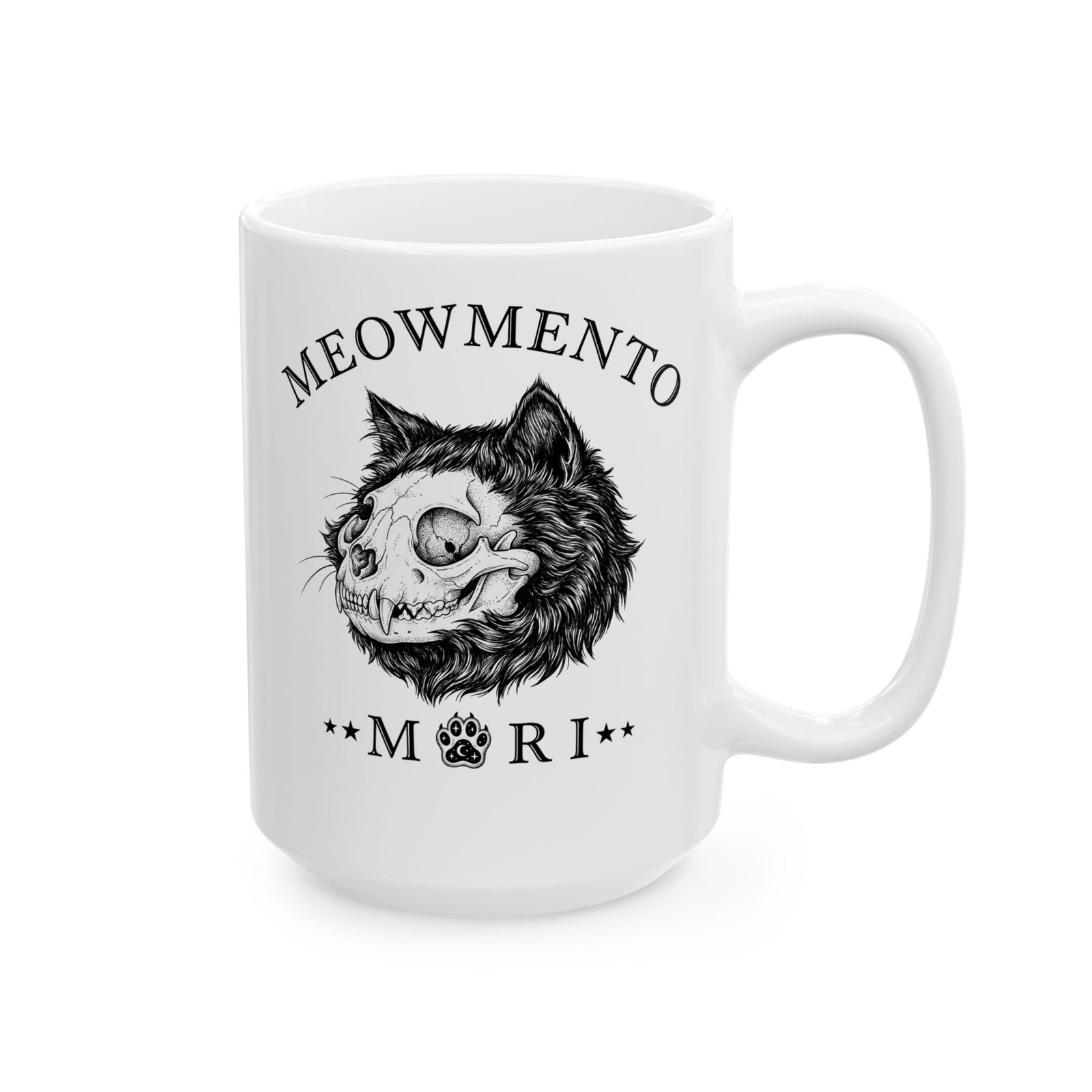 Meowmento Cat Ceramic Mug — Humorous Cat Memorial Mug