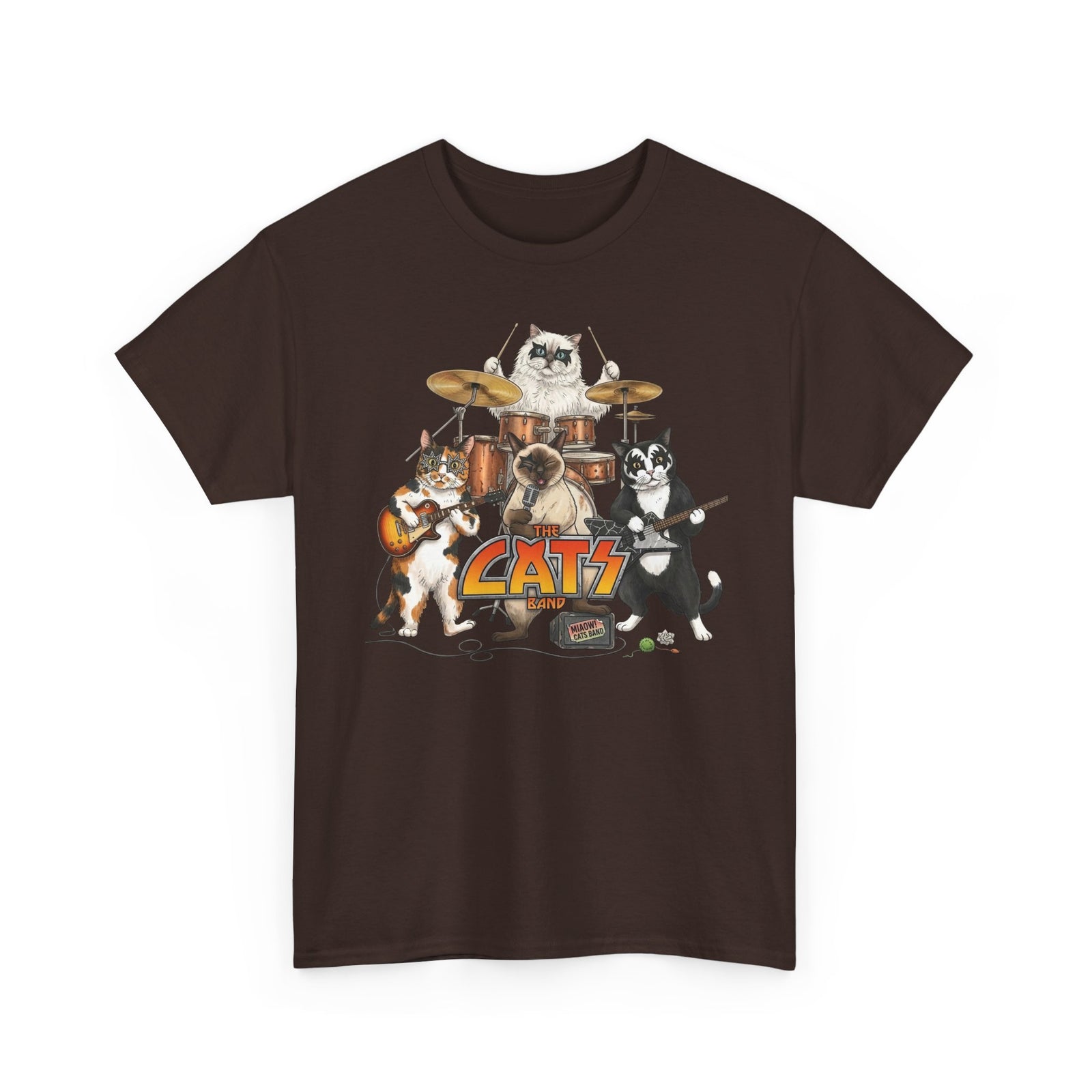 The Cats Band T-Shirt — Retro Cat Band Graphic Tee