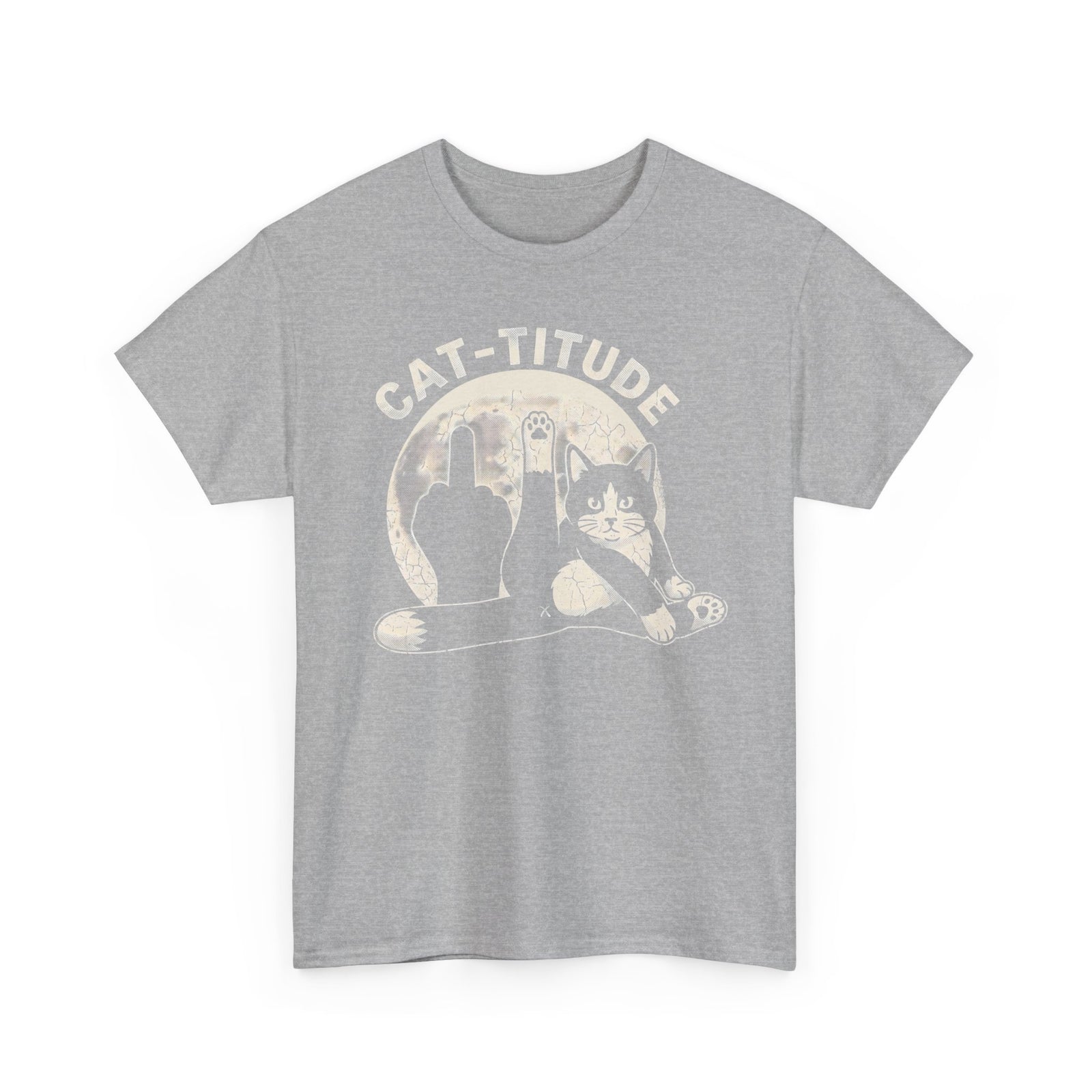 Cattitude T-Shirt — Funny Cat Attitude Tee