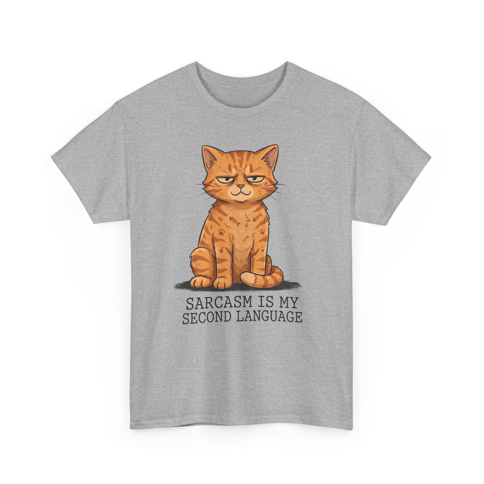 Sarcasm Is My 2nd Language Catitude T-Shirt