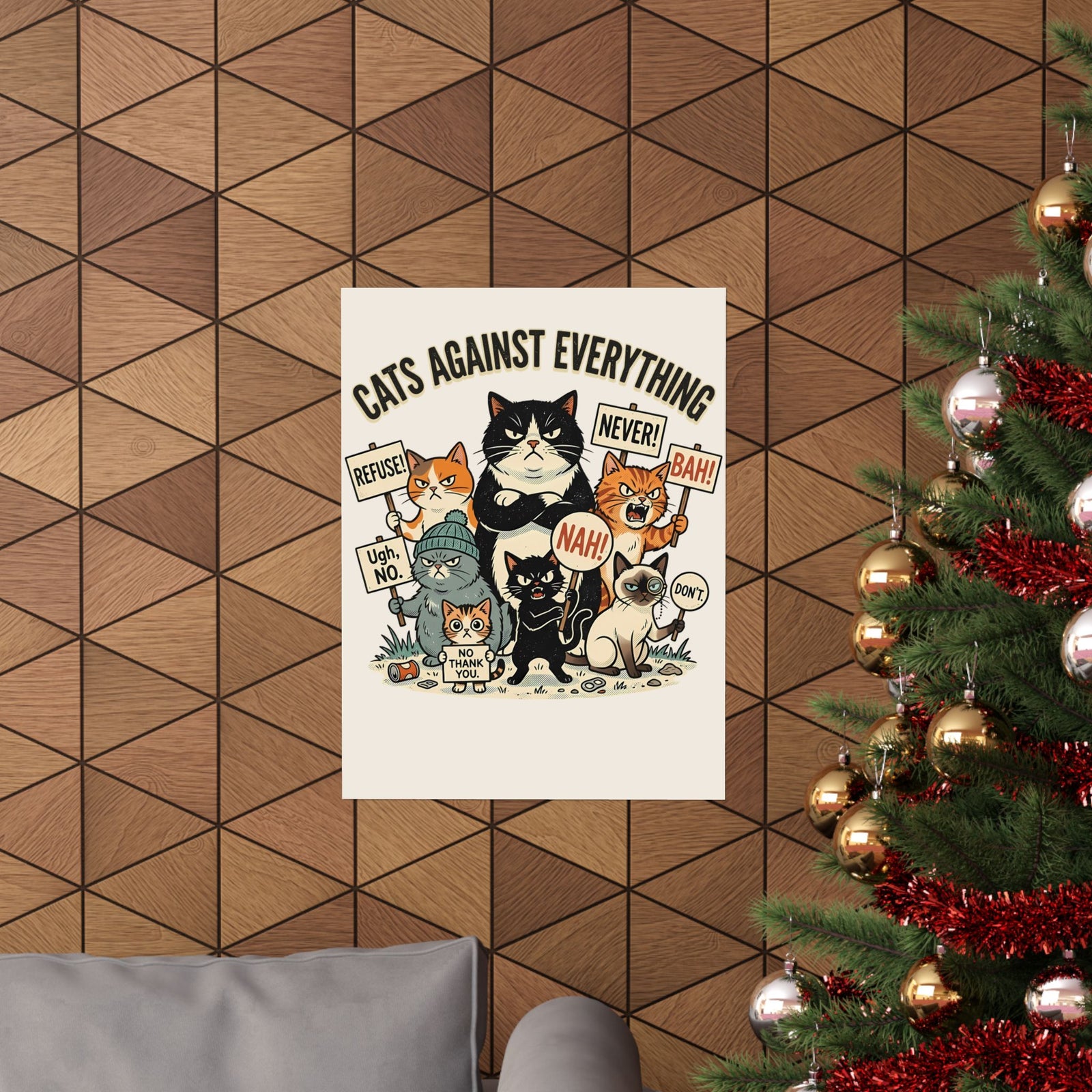 Cats Against Everything Poster