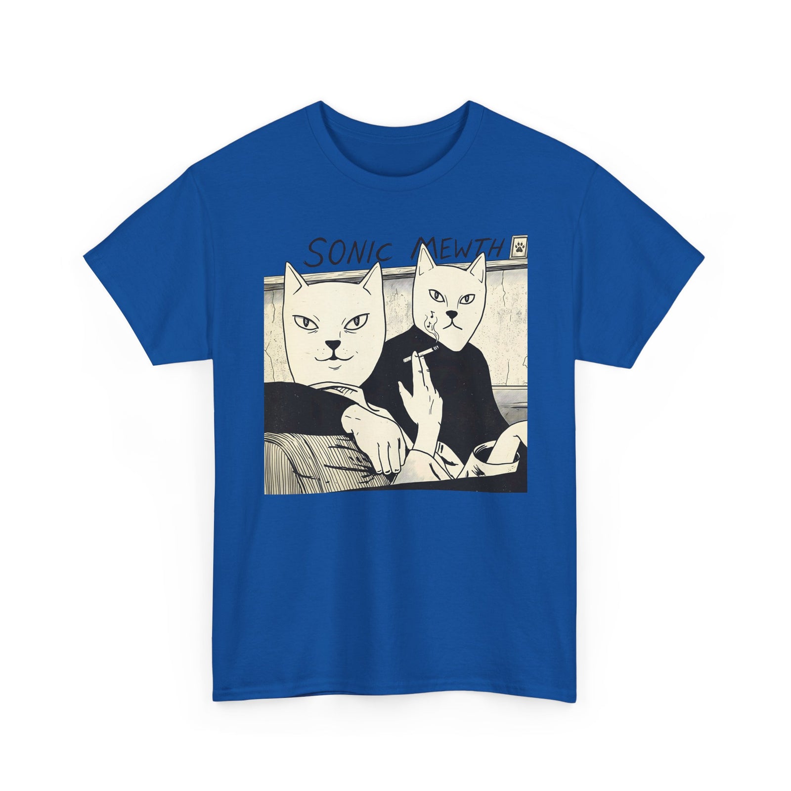 Funny Cat Parody T-Shirt — Cute Satirical Cat Tee