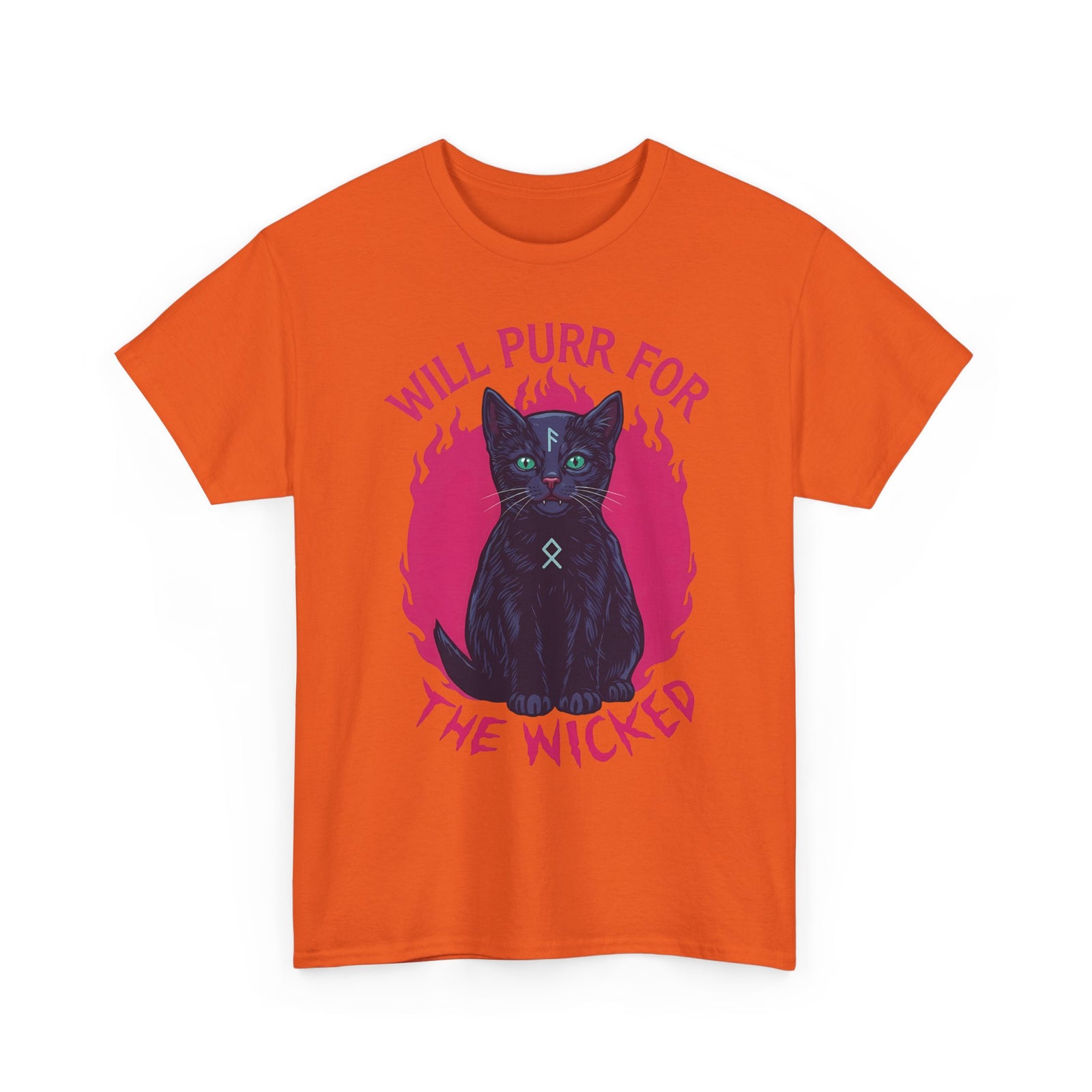 Will Purr For the Wicked Black Cat T-Shirt