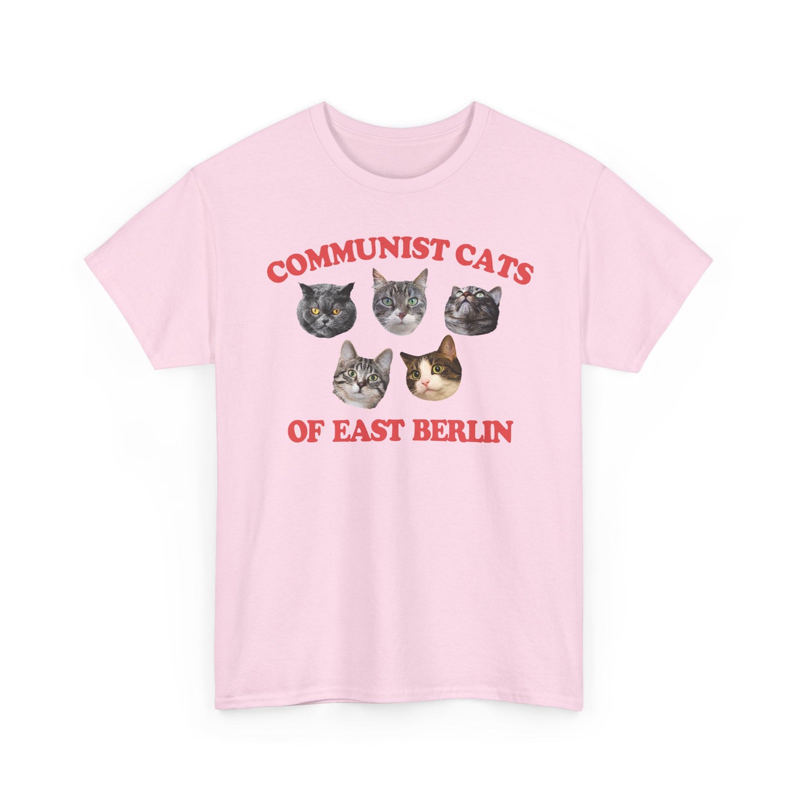 Communist Cats of East Berlin T-Shirt — Retro Socialist Cat Tee