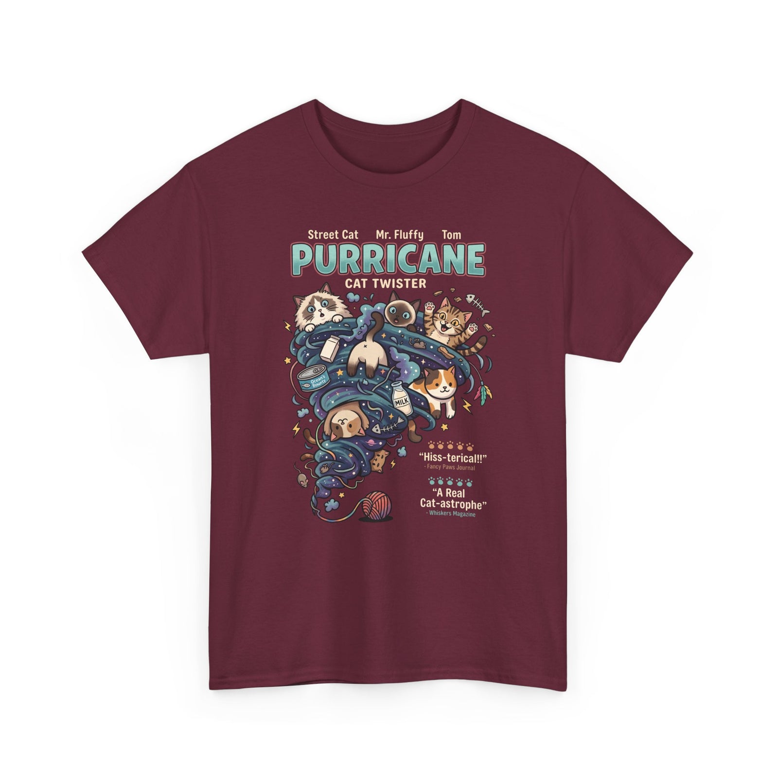 Purricane Funny Cat T-Shirt