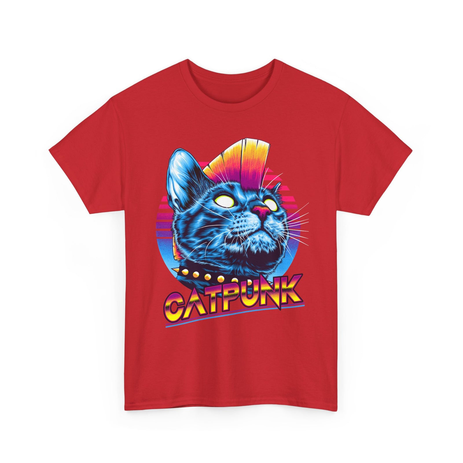 Cat Punk T-Shirt — Punk Rock Cat Graphic Tee