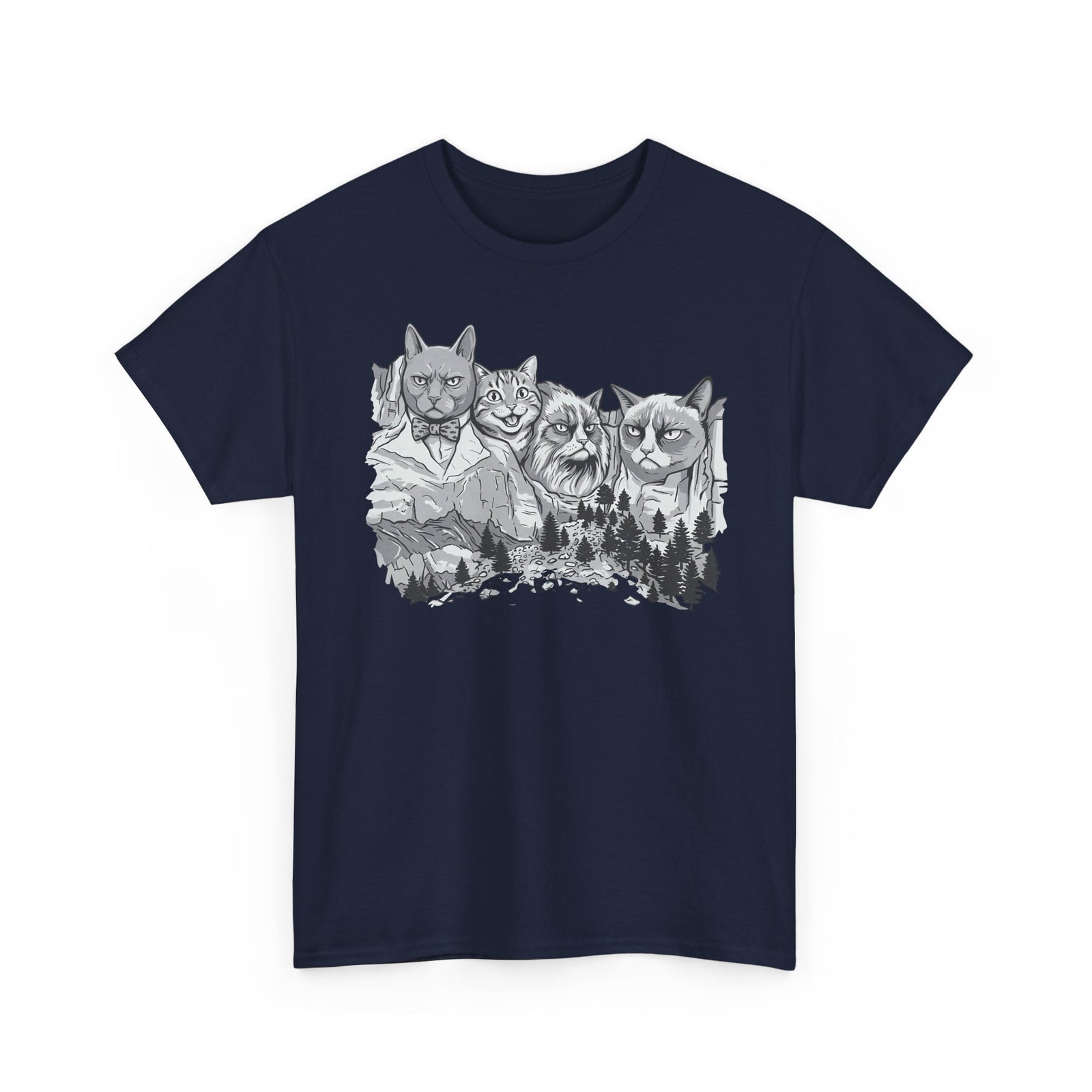 Rushmeow Graphic Tee — Cat Lover T-Shirt