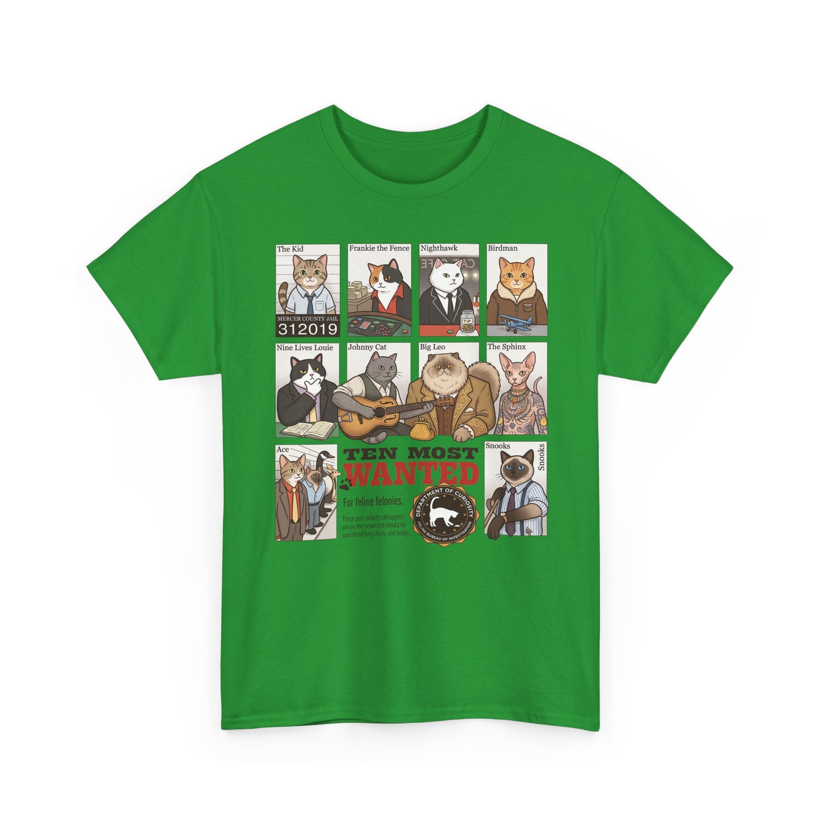 Cats Wanted T-Shirt — Funny Cat Lover Tee