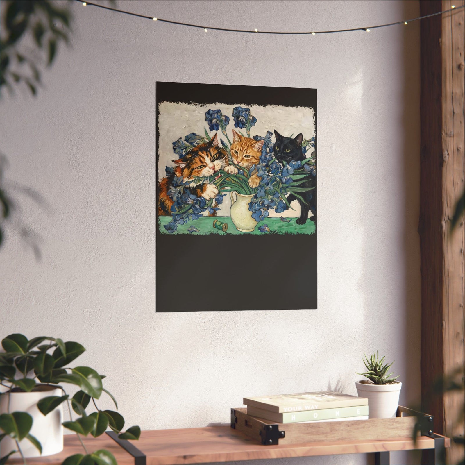 Cats and Masterpiece Poster
