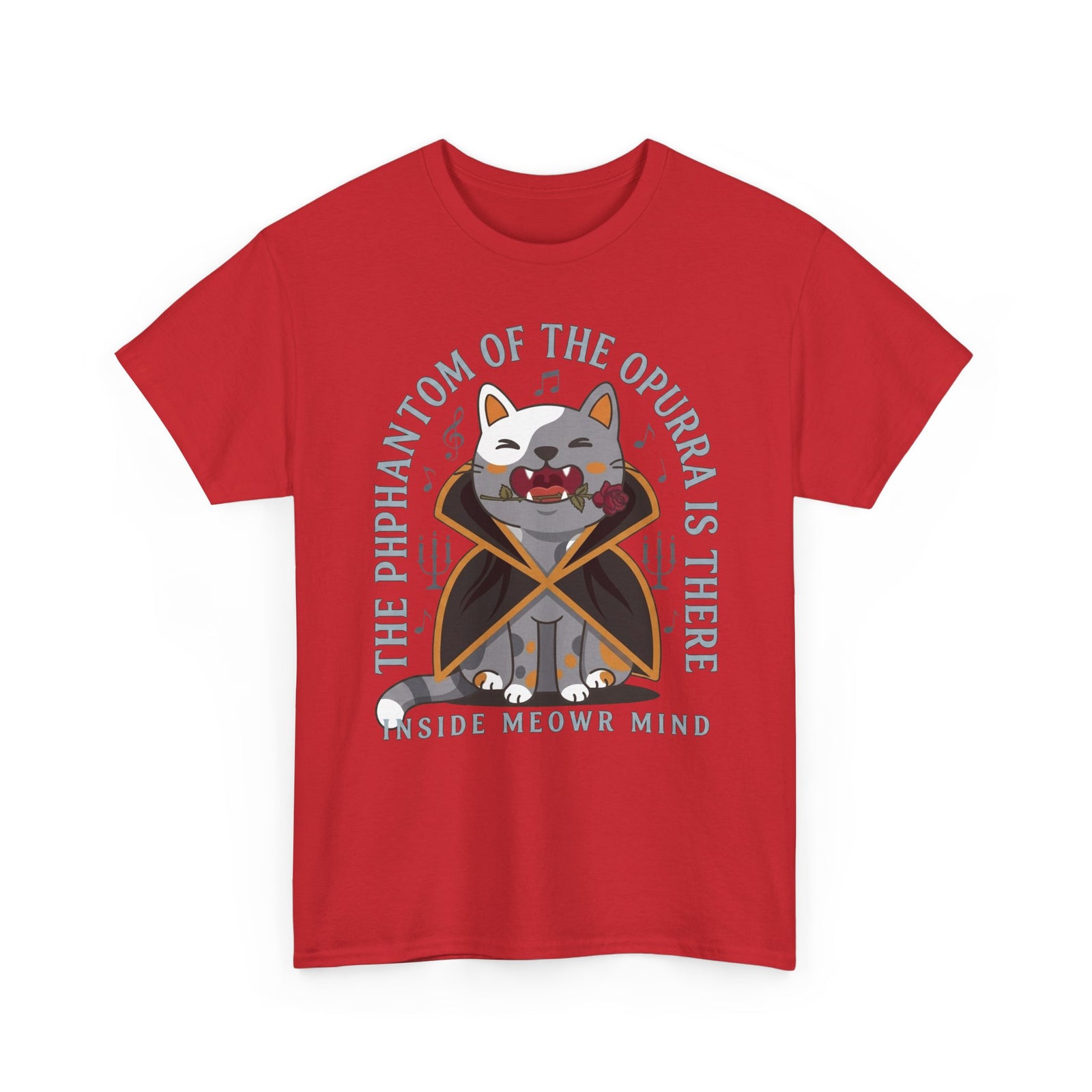 Phantom of the Opurra T-Shirt — Cat Musical Parody Tee