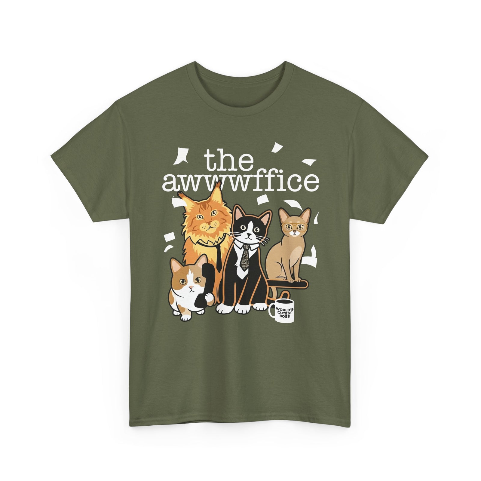 Cute Boss Cat T-Shirt Cute Boss Cat Tee for Cat Lovers