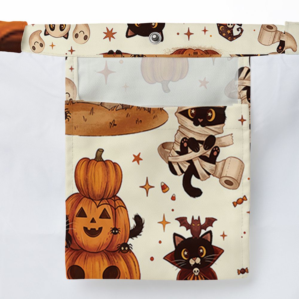 Kawaii Halloween Spooky Cats Hawaiian - - 3