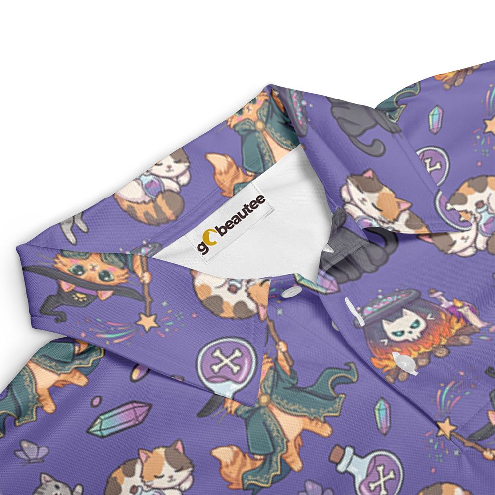 Witchy Wizard Cats Purple - - 3