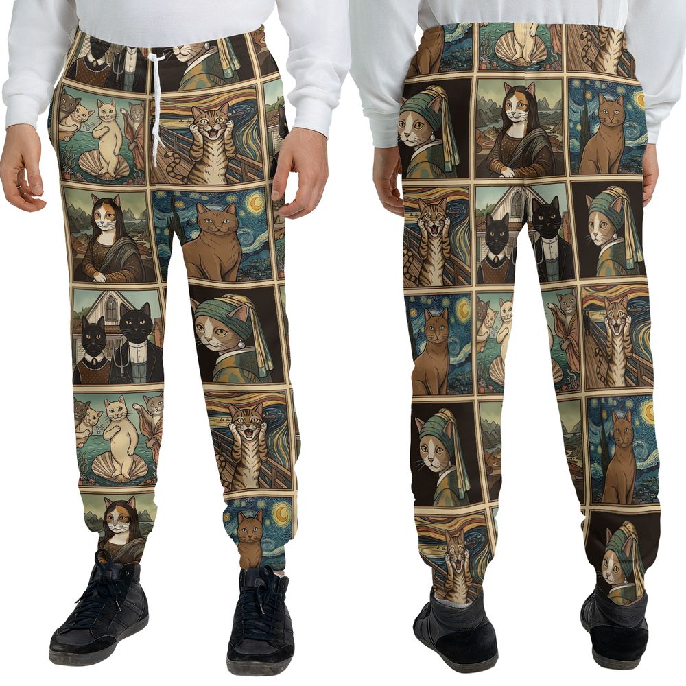 Cats in Arts Sweatpants - - 3