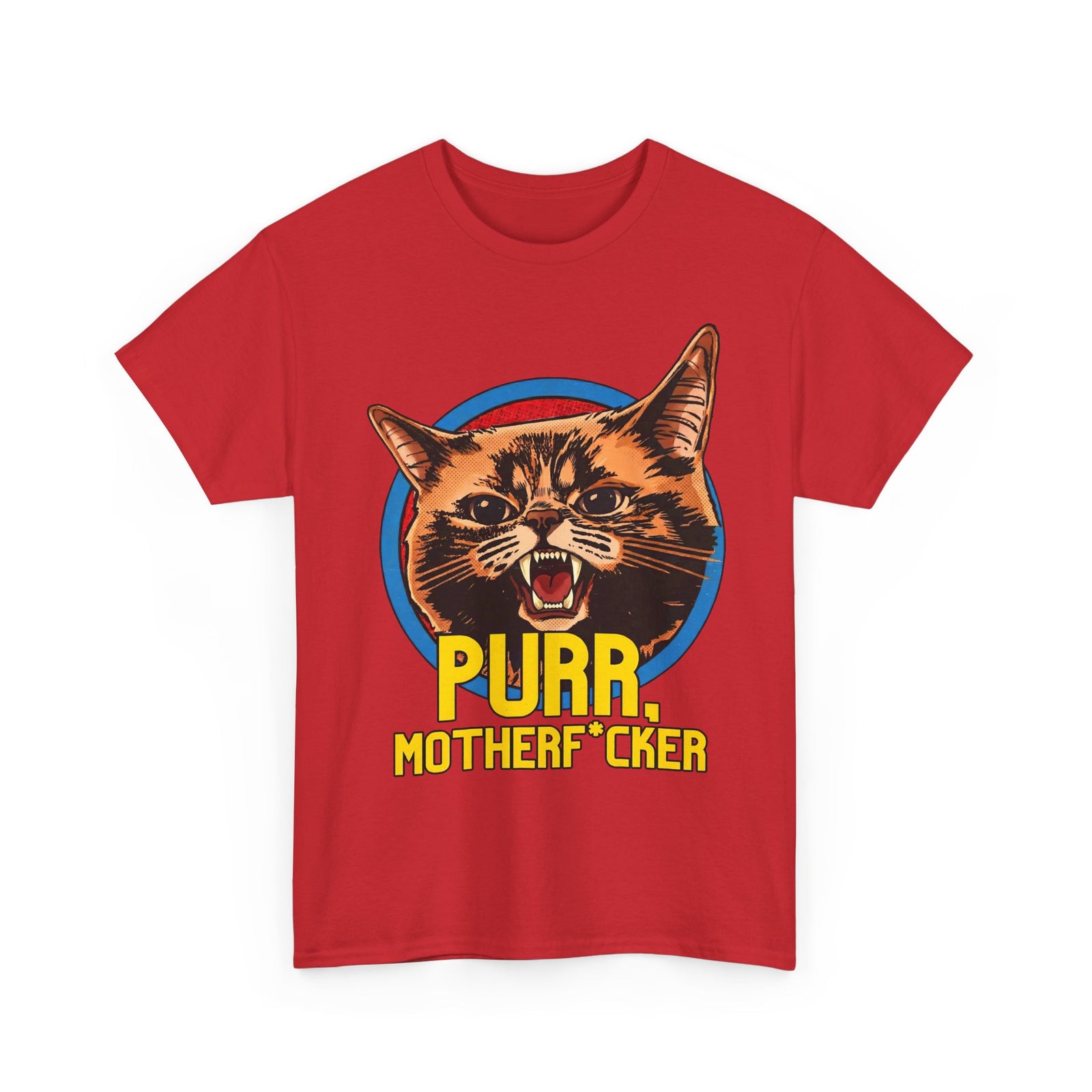 Purr Motherfvcker T-Shirt — Funny Angry Cat Graphic Tee