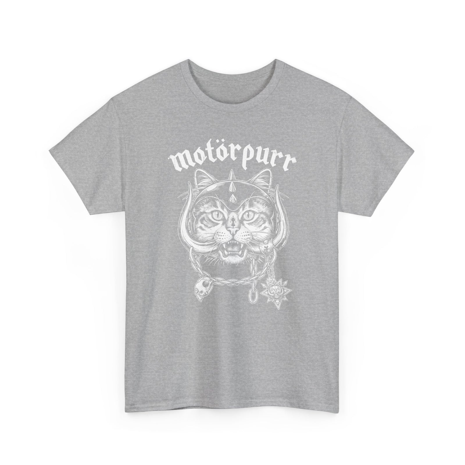 Heavy Metal Cat "Motorpurr" T-Shirt