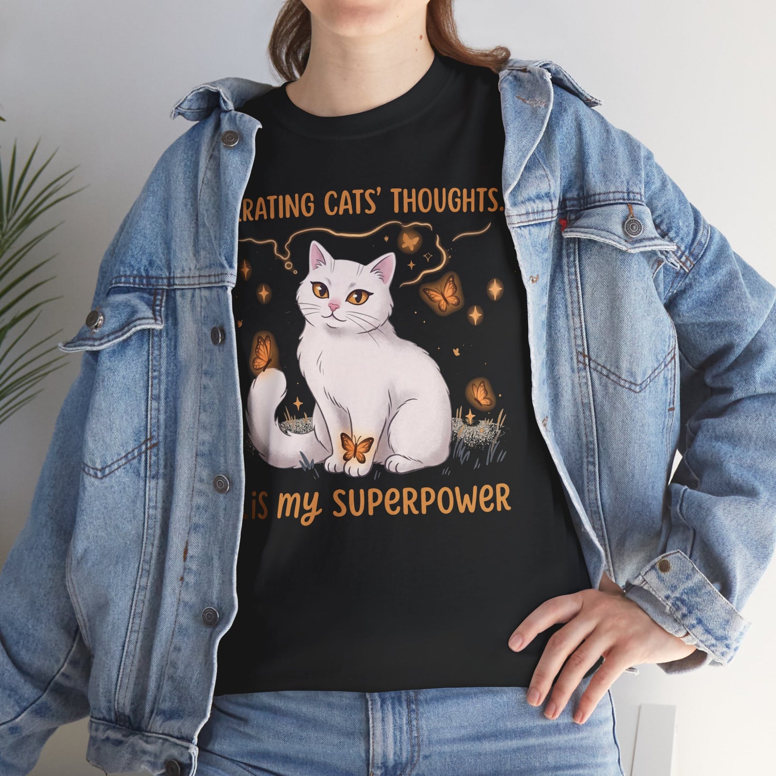 Narrating Cats' Thoughts T-Shirt — "My Superpower" Cat Lover Tee