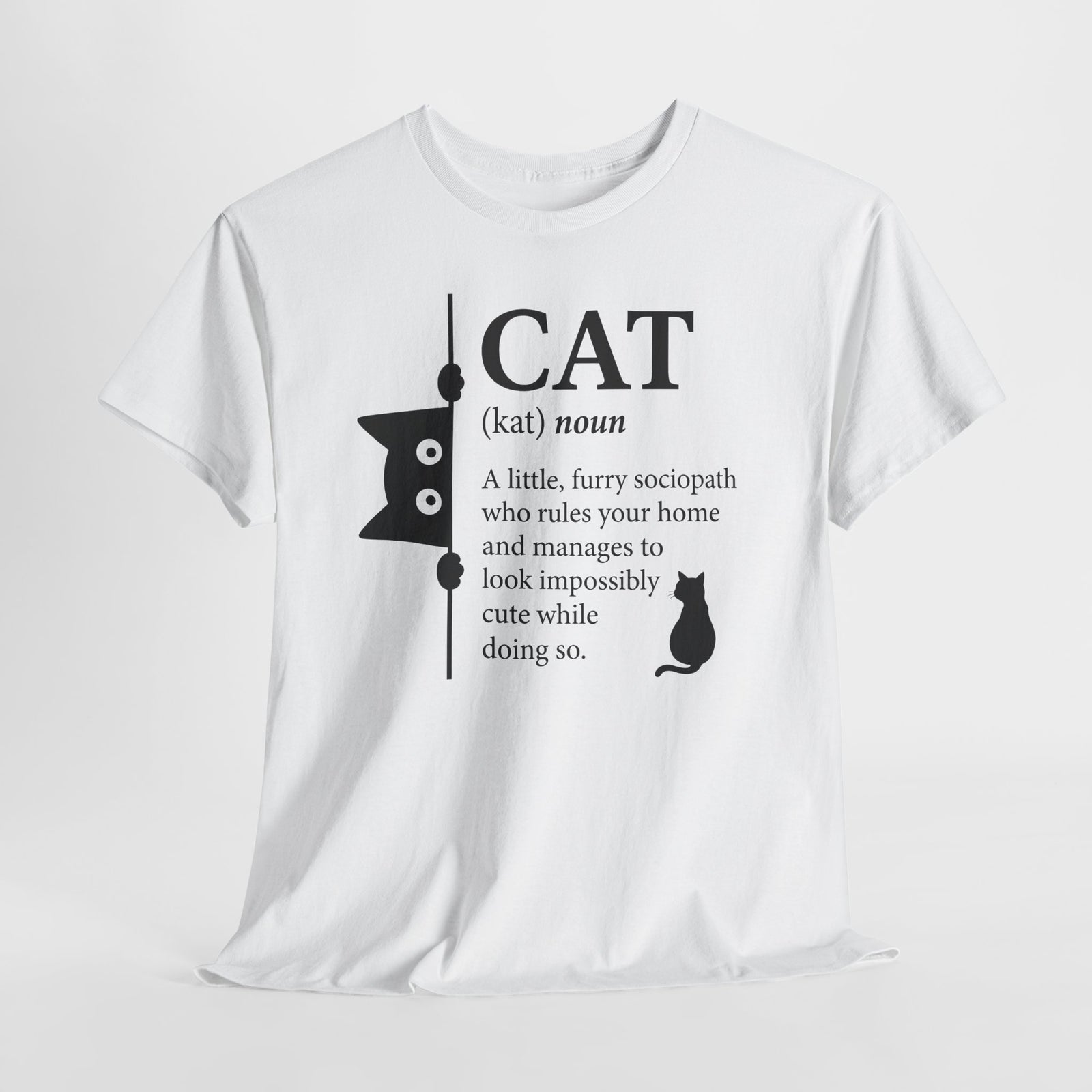Cat (kat) Definition T-Shirt — Funny Cat Lover Tee