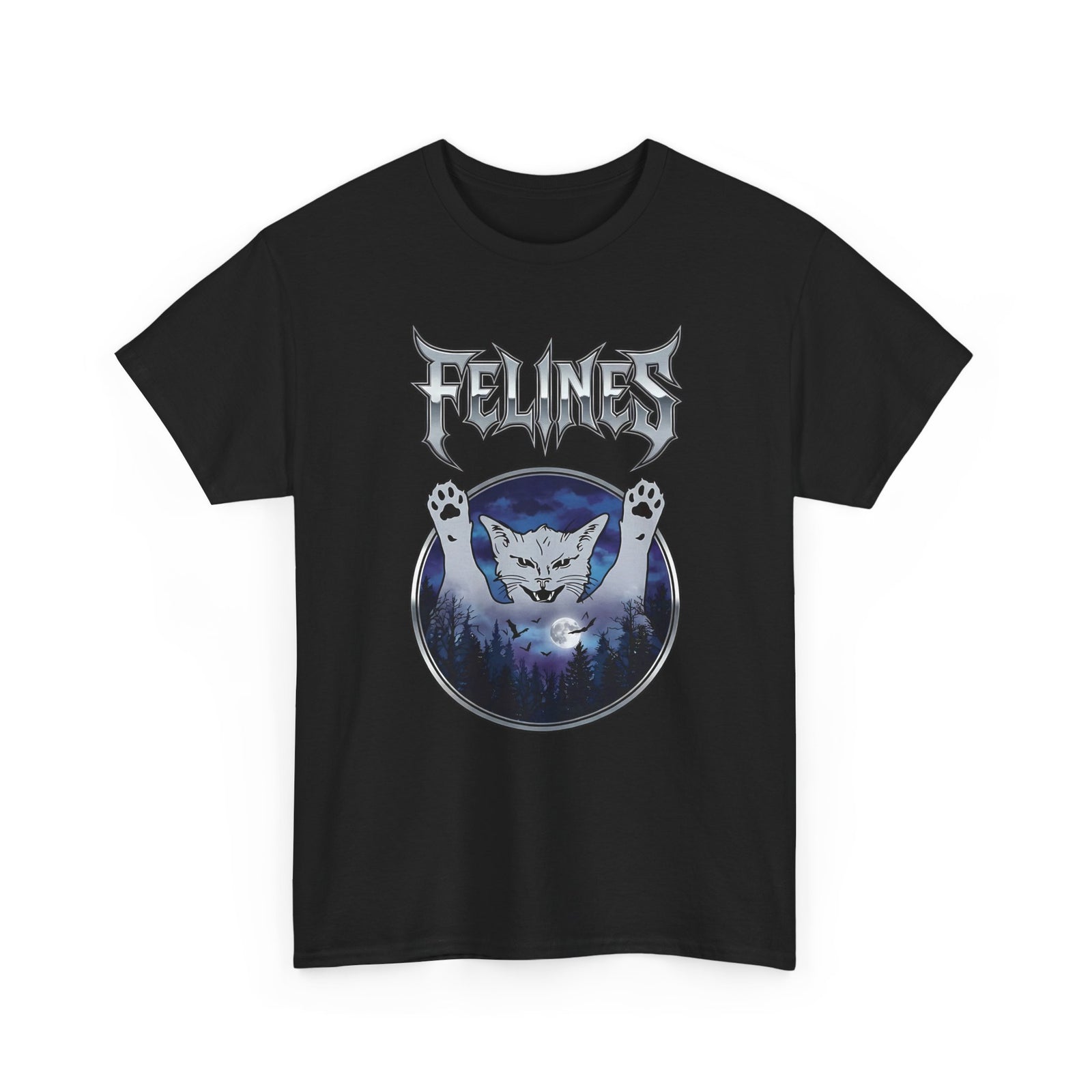 Felines Ghost T-Shirt — Spooky Cat Graphic Tee