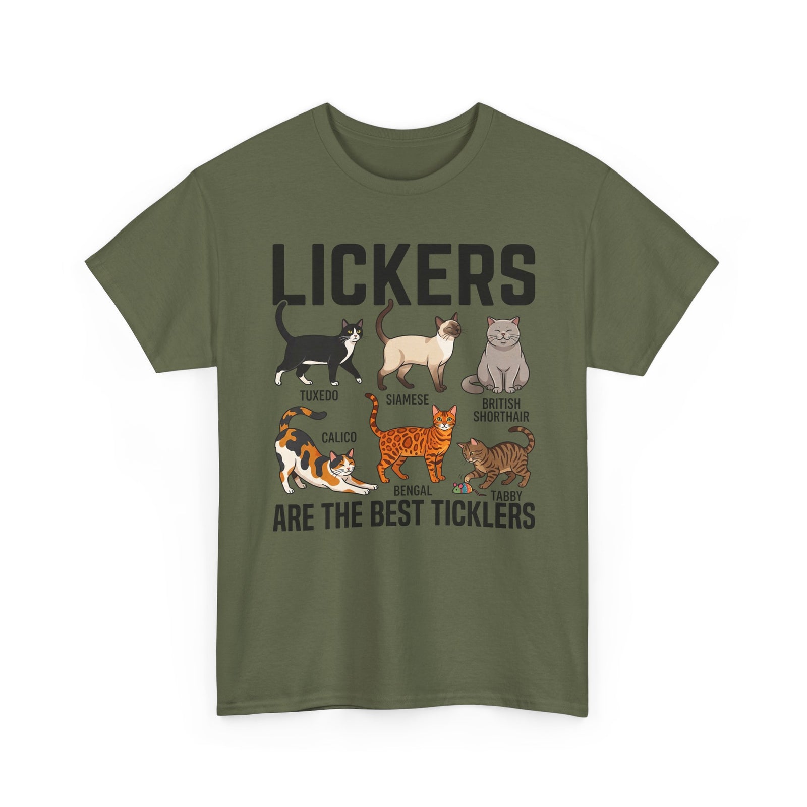 Cats Lickers T-Shirt Funny Cat Lover Tee