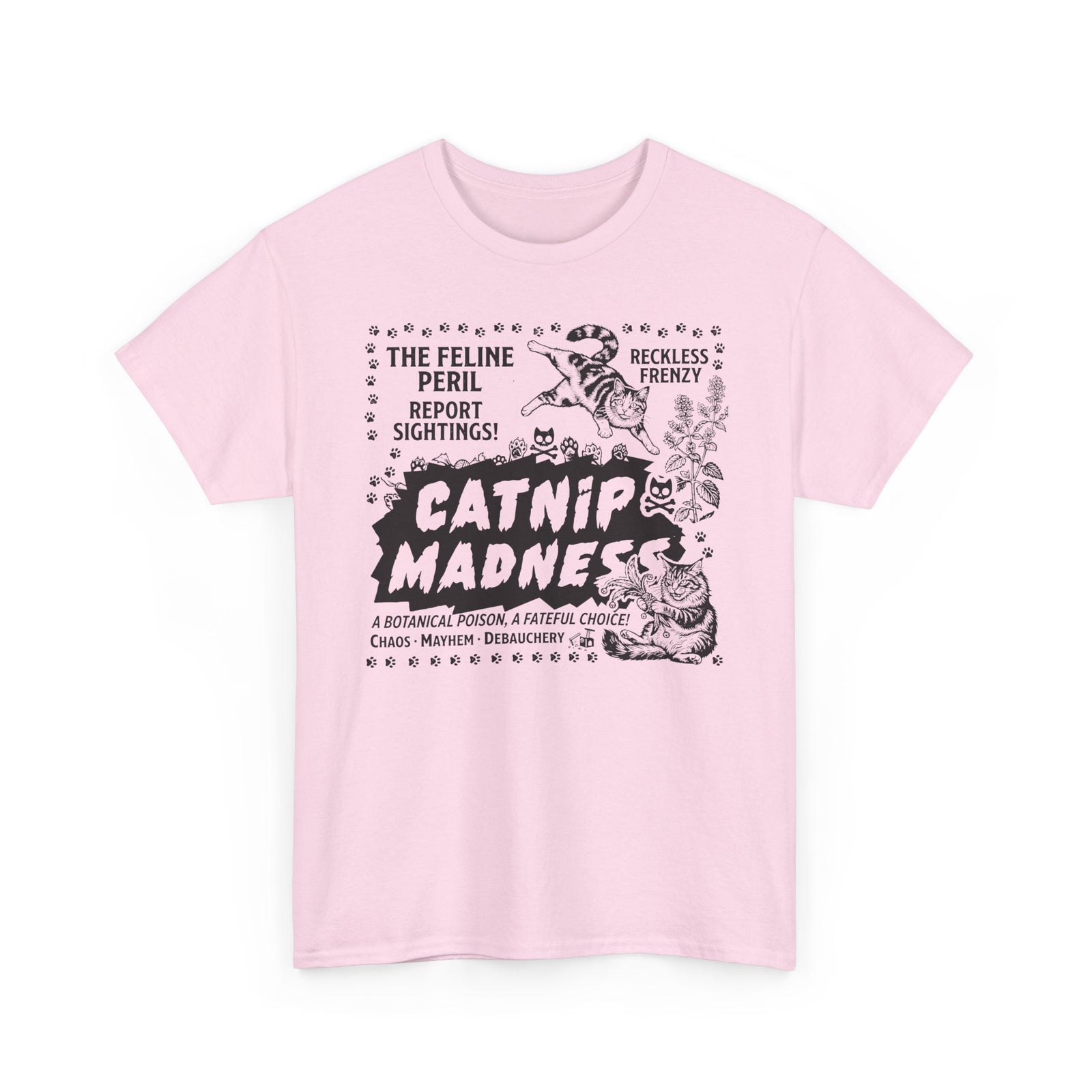 Catnip Madness Cat T-Shirt