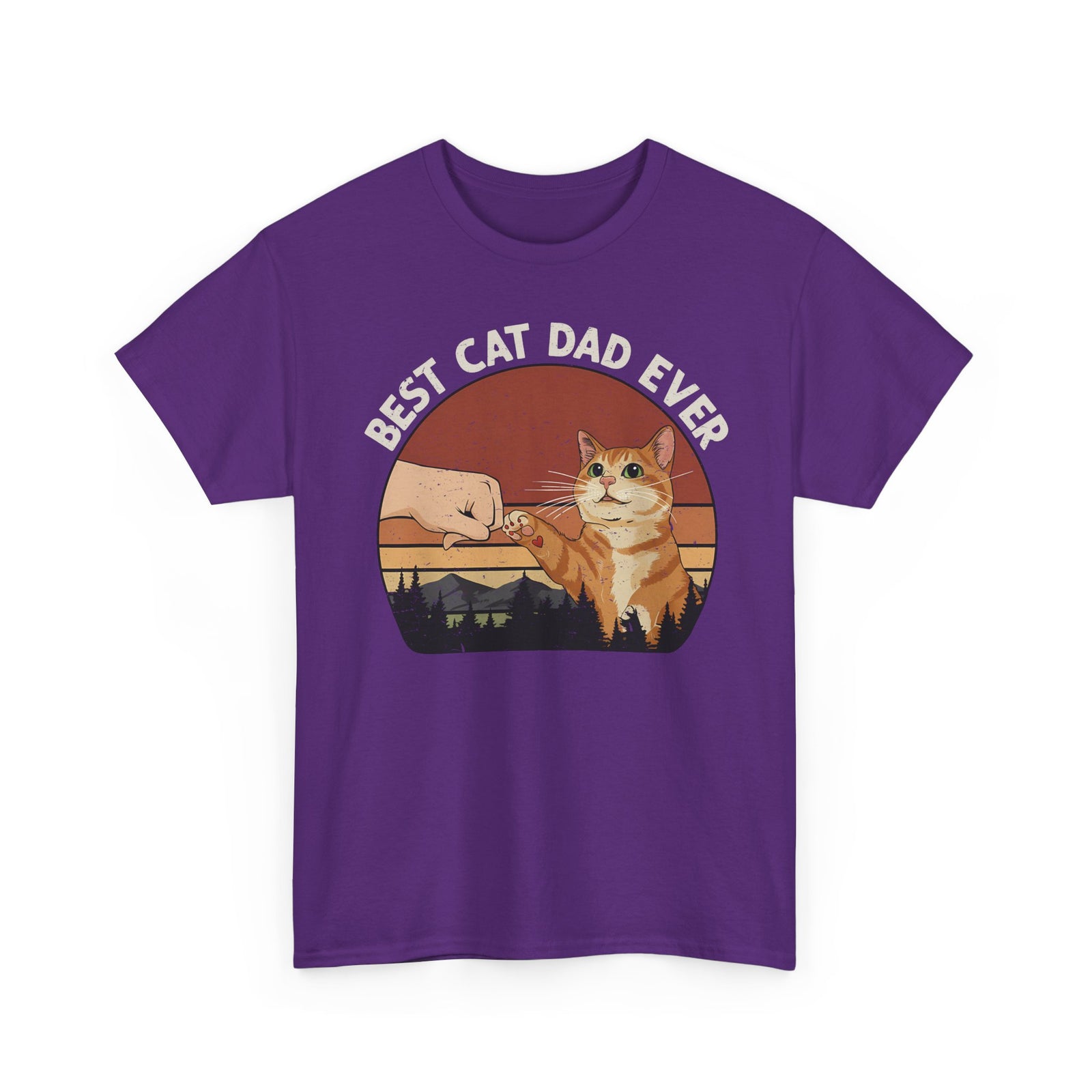 Best Cat Dad Ever Tee — Funny Cat Dad T-Shirt