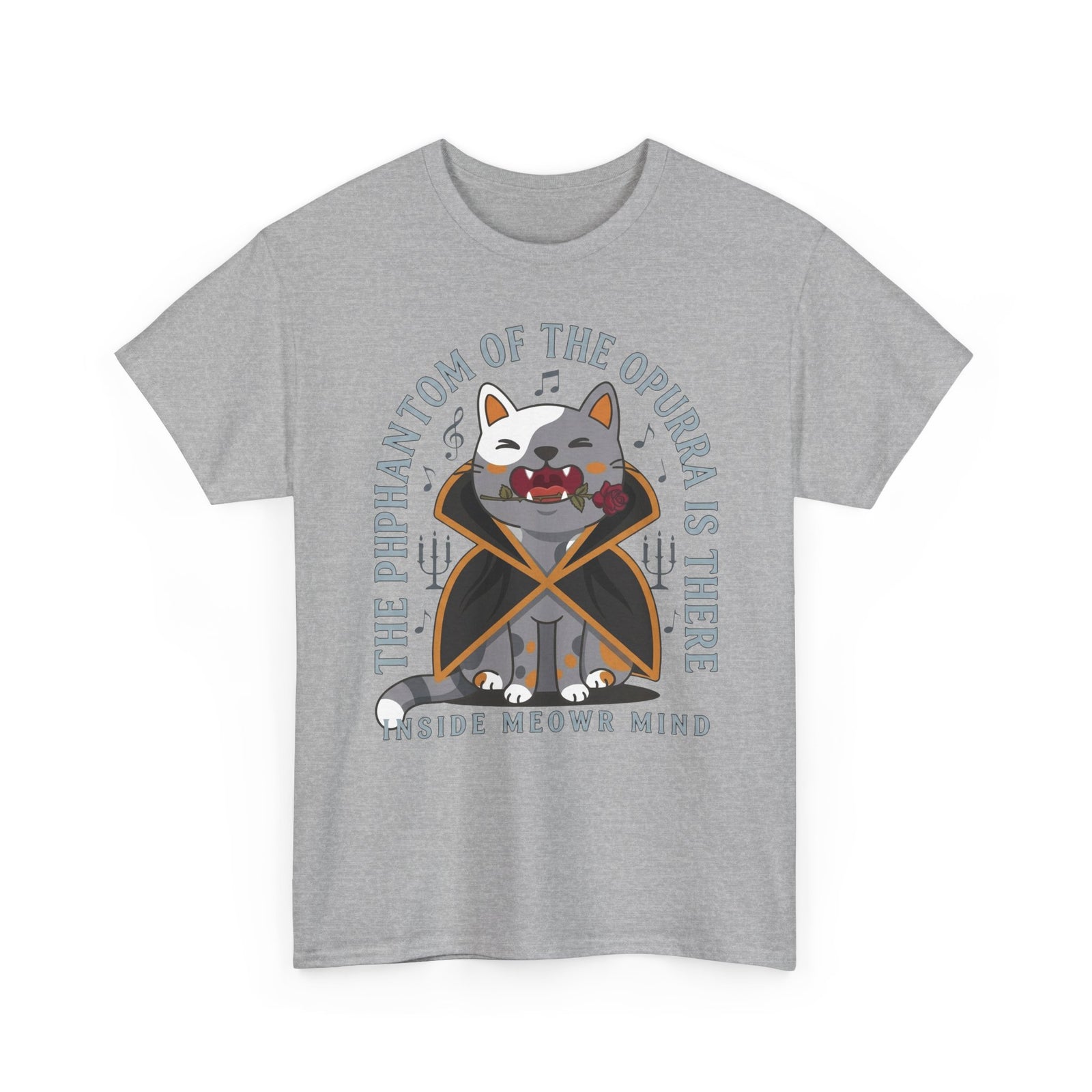 Phantom of the Opurra T-Shirt — Cat Musical Parody Tee