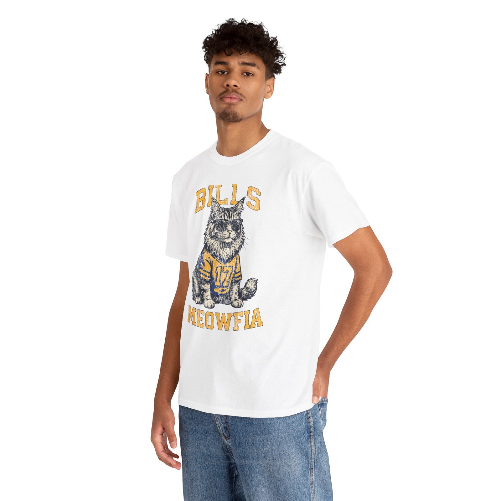 Bills Meowfia T-Shirt — Funny Cat Mafia Graphic Tee