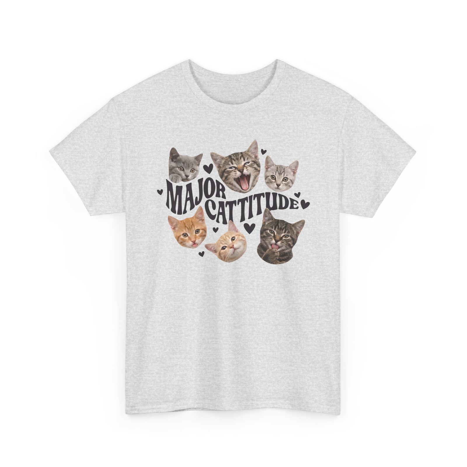 Major Cattitude T-Shirt Funny Cat Attitude Tee