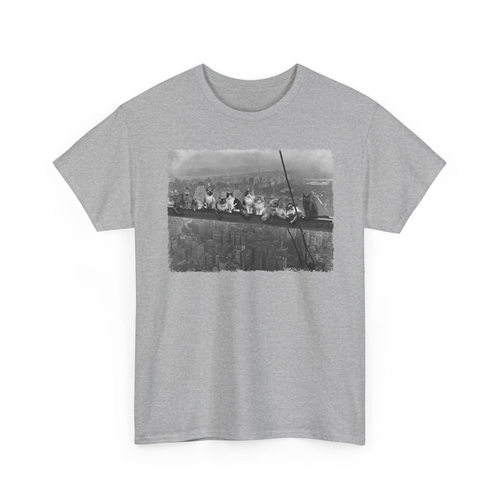 Skyscraper Cats T-Shirt — Urban Cat Skyline Tee