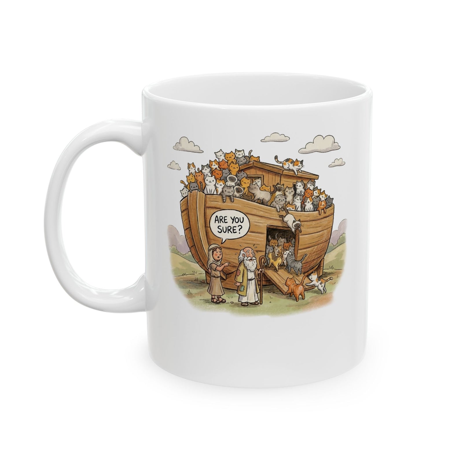 Moses and Cats T‑Mug