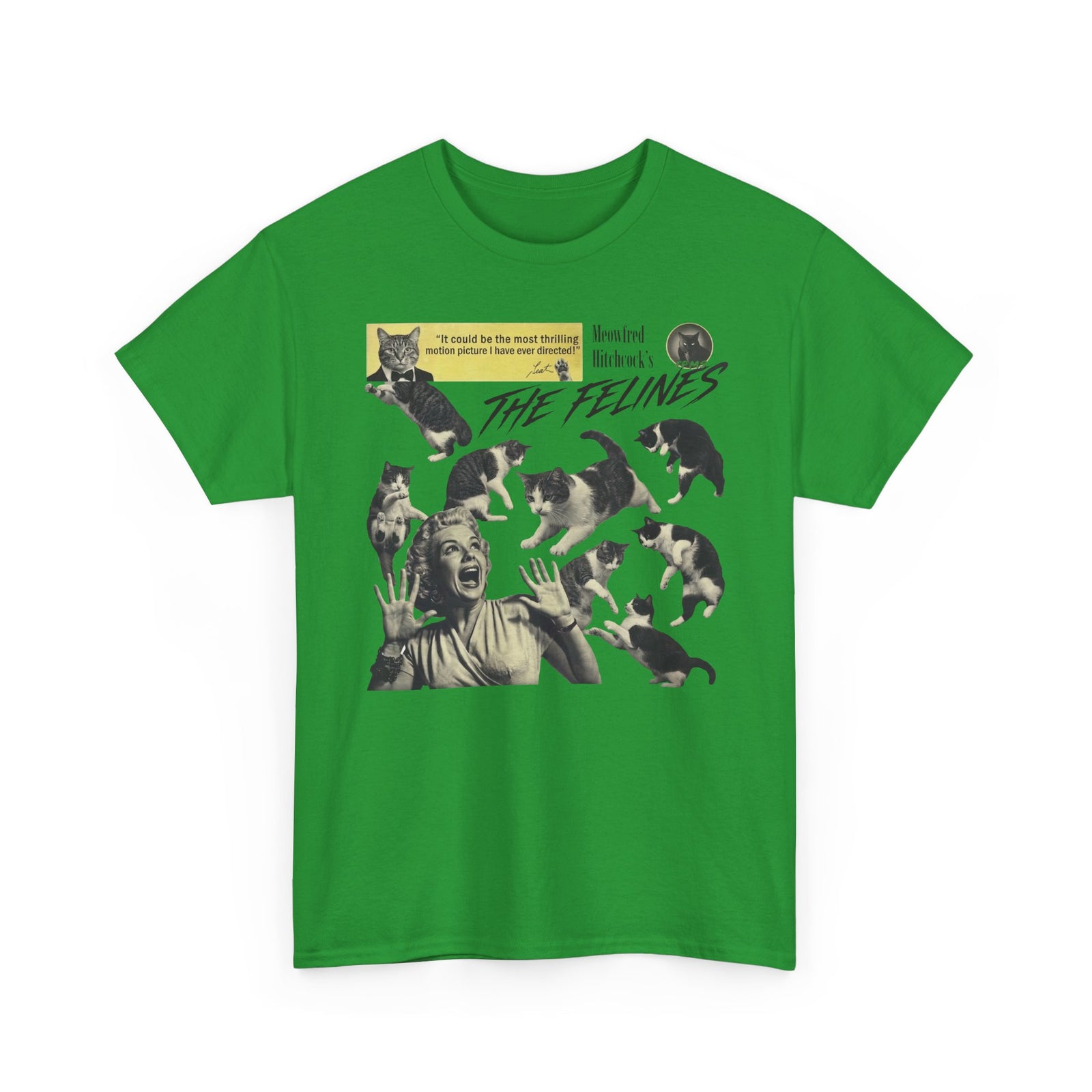 Retro Felines T-Shirt — Vintage Cat Graphic Tee