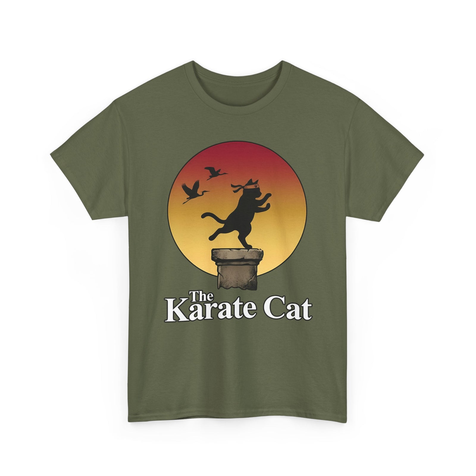 Karate Cat T-Shirt — Funny Martial Arts Cat Tee