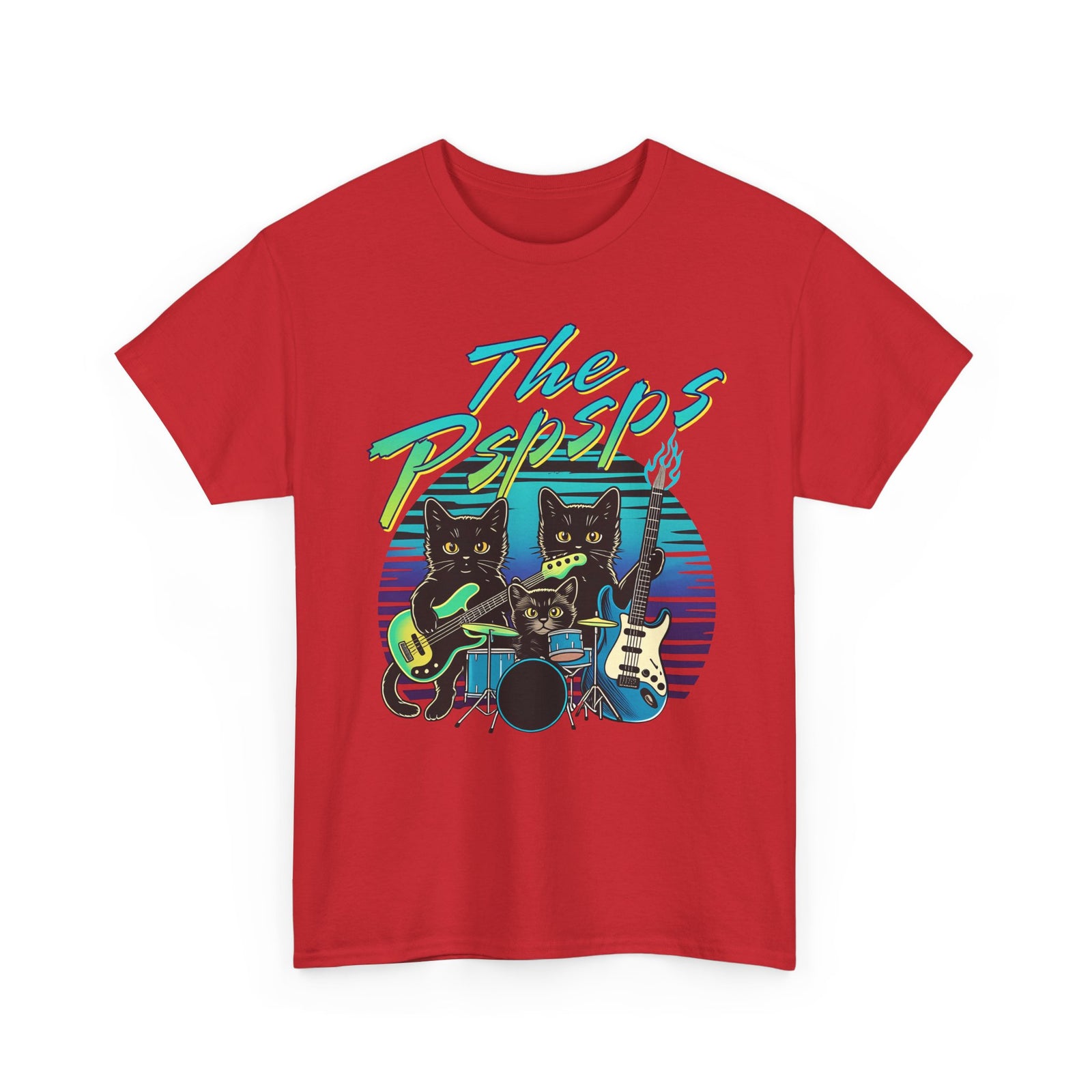 Pspsps Cat Band T-Shirt