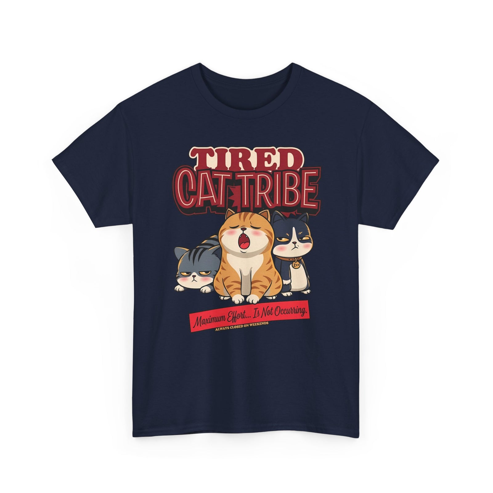 Tired Cat Tribe T-Shirt