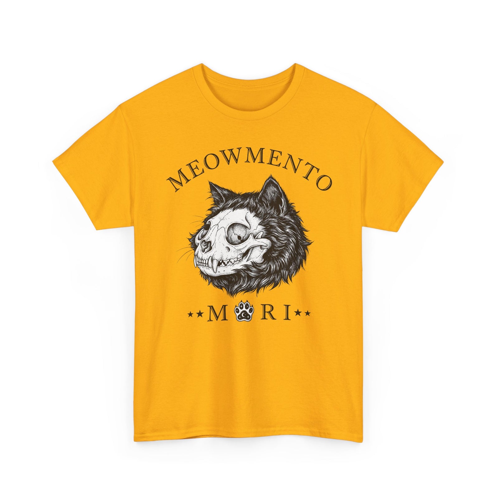 Meowmento Cat T-Shirt — Humorous Cat Memorial Tee