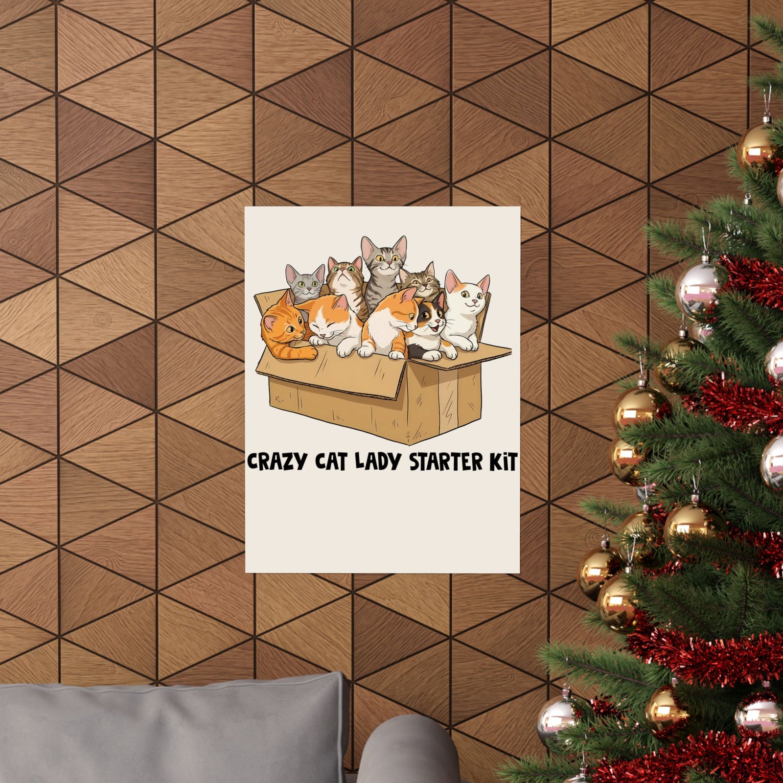 Crazy Cat Lady Starter Kit Poster