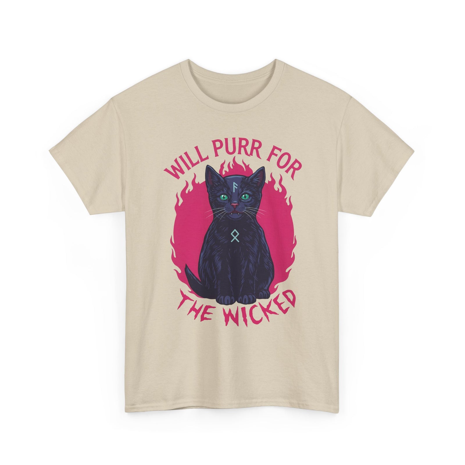 Will Purr For the Wicked Black Cat T-Shirt
